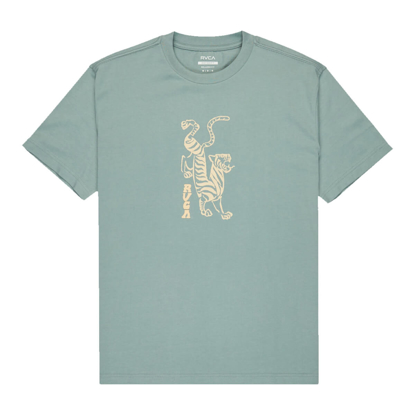 RVCA BALANCE TIGER T-SHIRT LEAD L