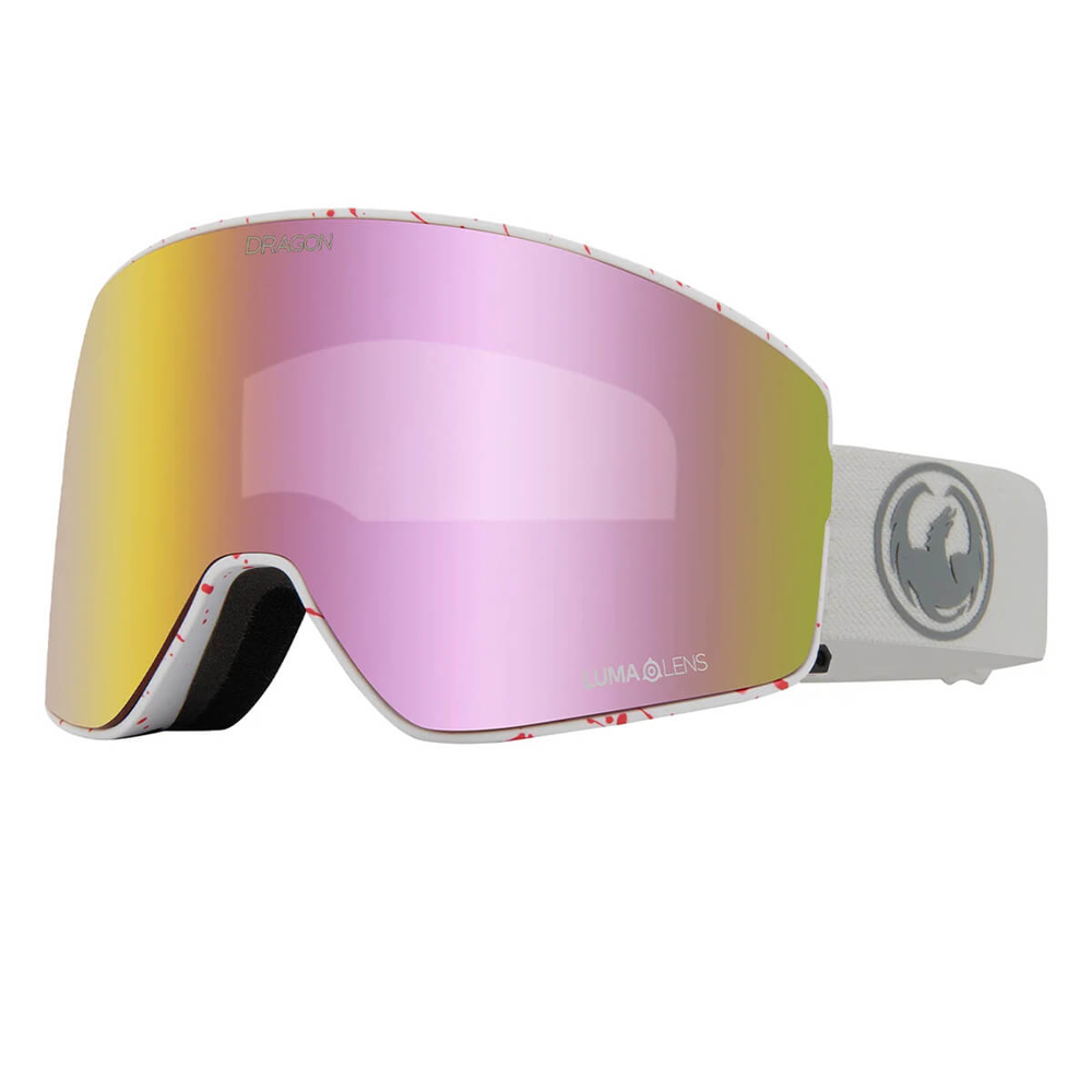 DRAGON PXV2 + BONUS LENS REUSED/LUMALENS PINK IONIZED +LUMALENS DARK SMOKE UNI