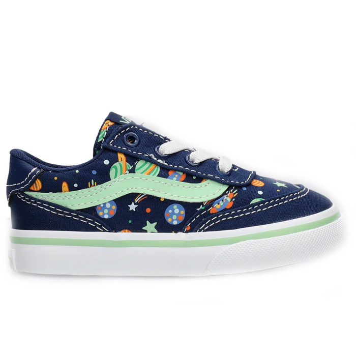 VANS BROOKLYN LS SLIP-ON OUT IN SPACE DEEP INDIGO 25,5