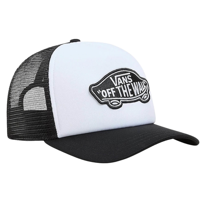 VANS CLASSIC PATCH CURVED BILL TRUCKER BLACK/WHITE UNI