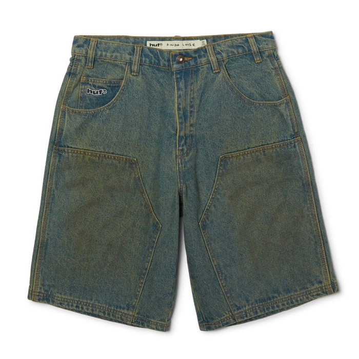 HUF KINDA LOOSE DOUBLE KNEE SHORT DIRTY WASH 36