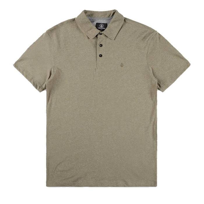 VOLCOM WOWZER POLO T-SHIRT THYME GREEN L