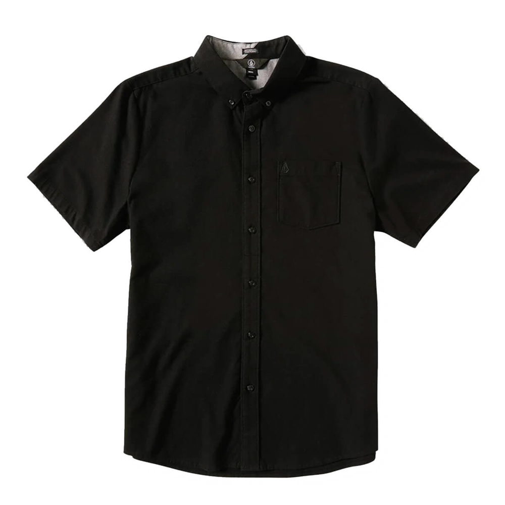 VOLCOM EVERETT OXFORD SHIRT NEW BLACK L