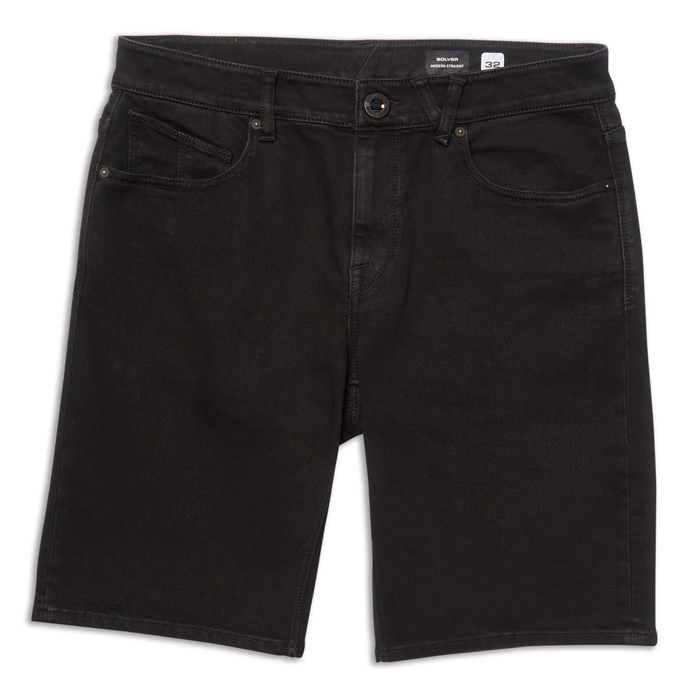 VOLCOM SOLVER DENIM SHORT BLACK OUT 32