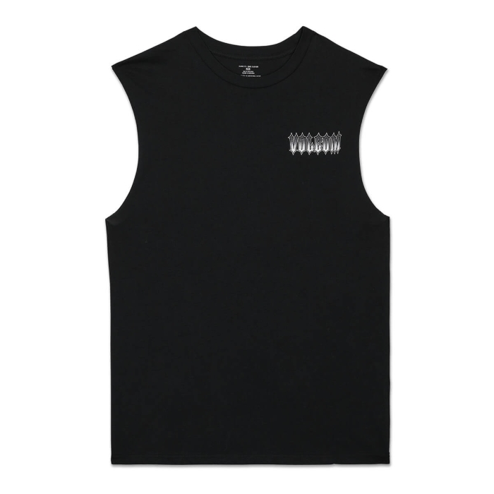 VOLCOM GAMMA DOOM TANK TOP BLACK L