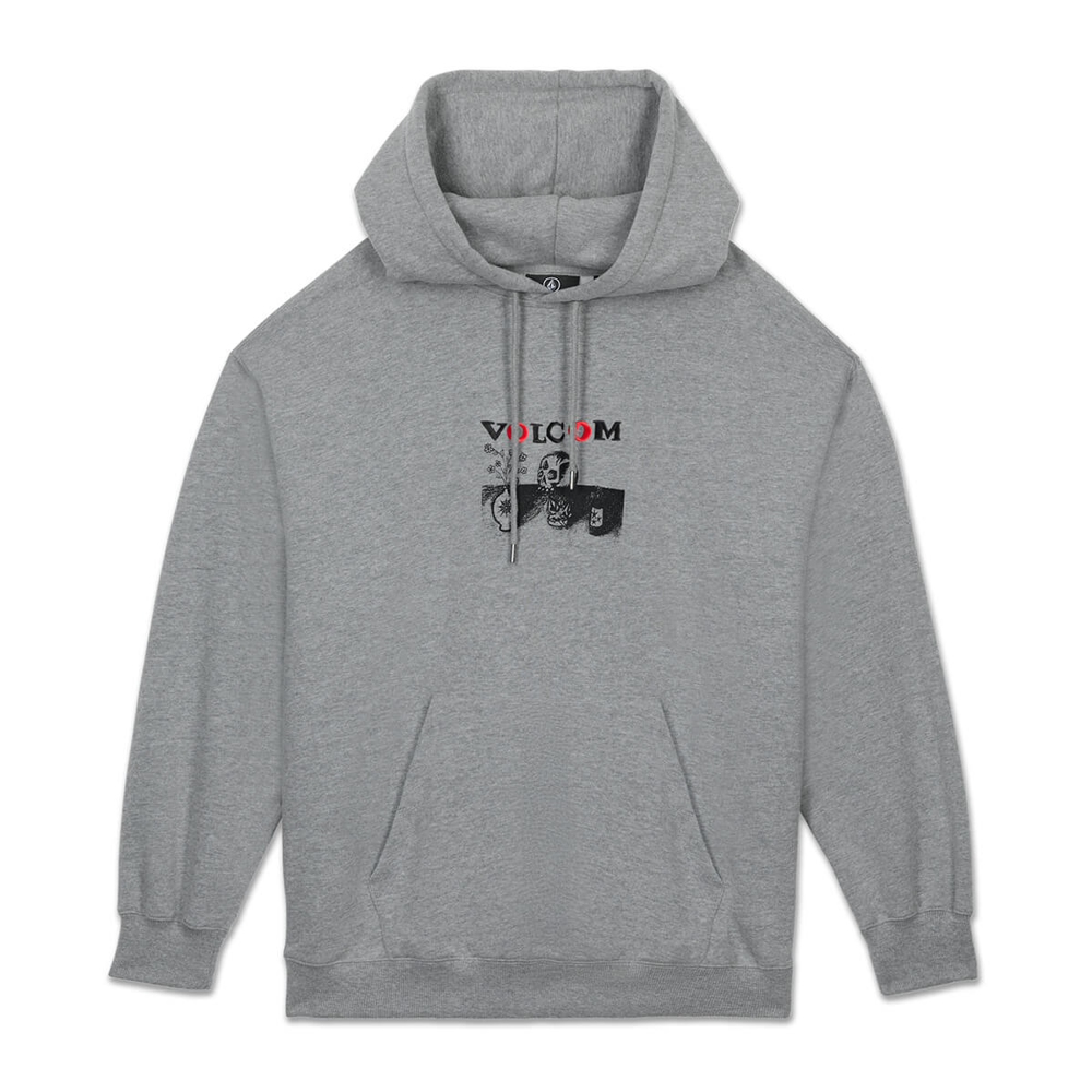 VOLCOM FA SETH CONBOY HOODIE HEATHER GREY S