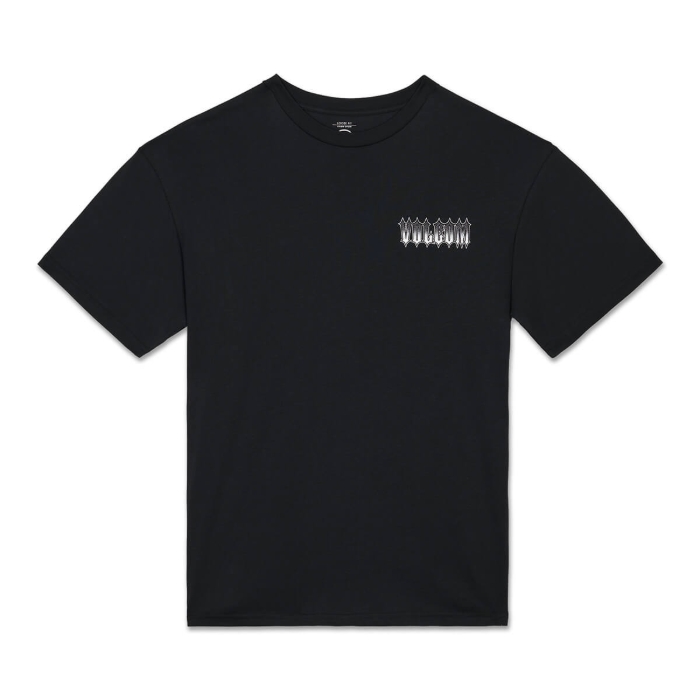 VOLCOM GAMMA DOOM T-SHIRT BLACK XL