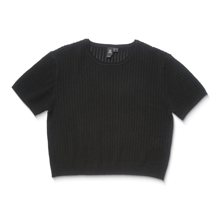 VOLCOM MESHY BEACH T-SHIRT BLACK M