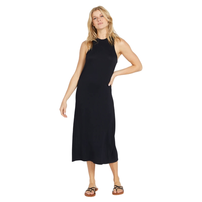 VOLCOM STONELIGHT DRESS BLACK XS