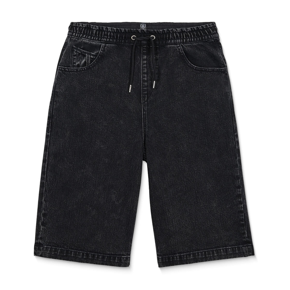 VOLCOM FREAZY LOOSE DENIM EW SHORT BLACKITY BLACK L