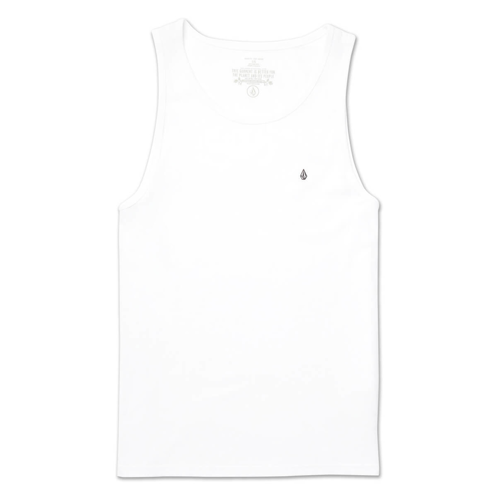 VOLCOM STONE BLANKS TANK TOP WHITE L