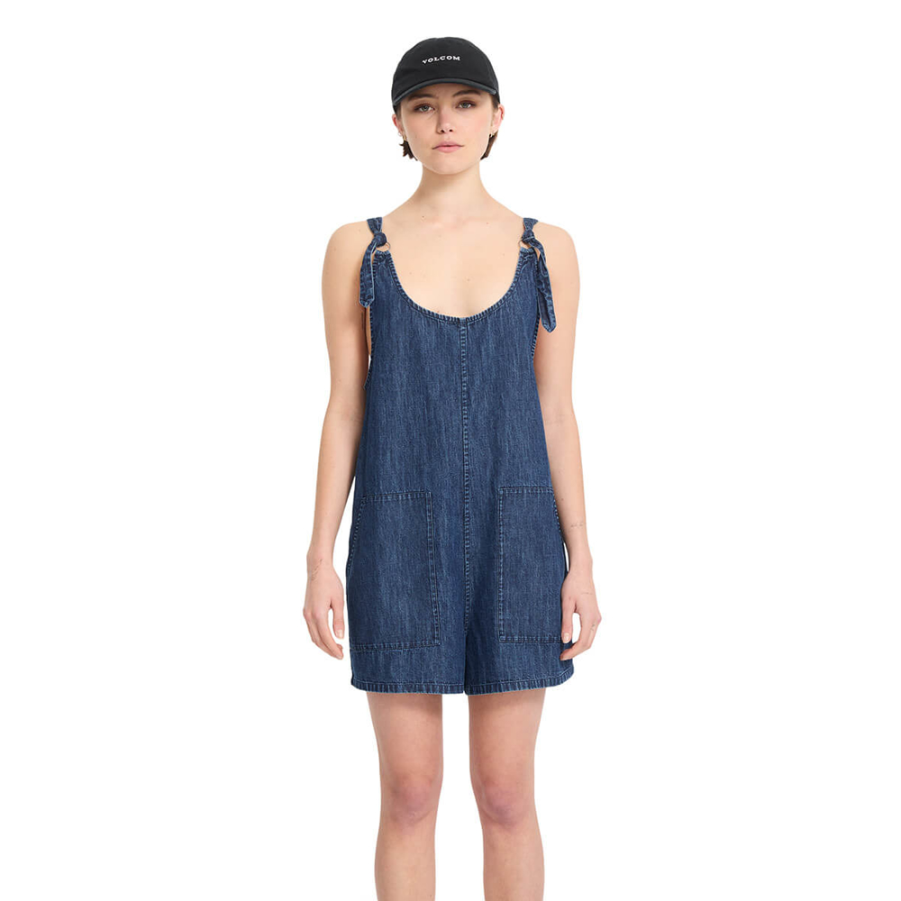 VOLCOM LIVED IN SHORT ROMPR DEJA BLUE M