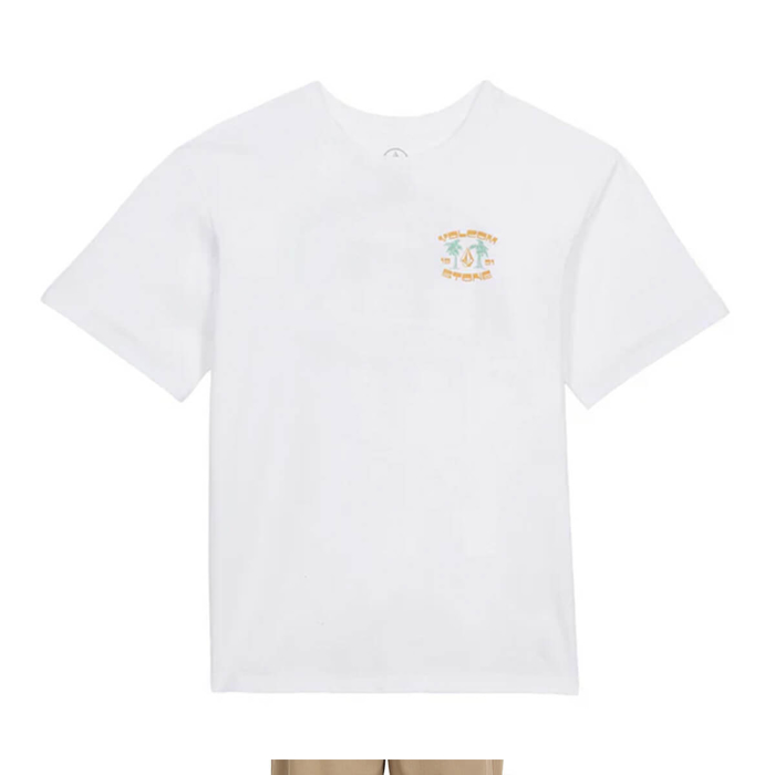VOLCOM 91 PALM T-SHIRT WHITE XL