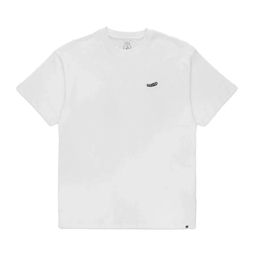 VOLCOM PISTOL STONE LSE T-SHIRT WHITE L