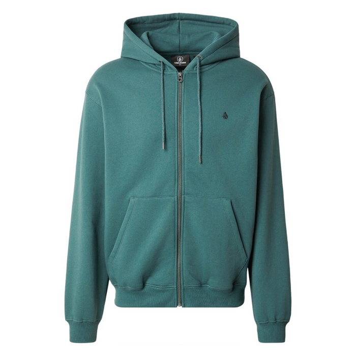 VOLCOM SINGLE STONE ZIP PULLOVER RIFLE GREEN XL