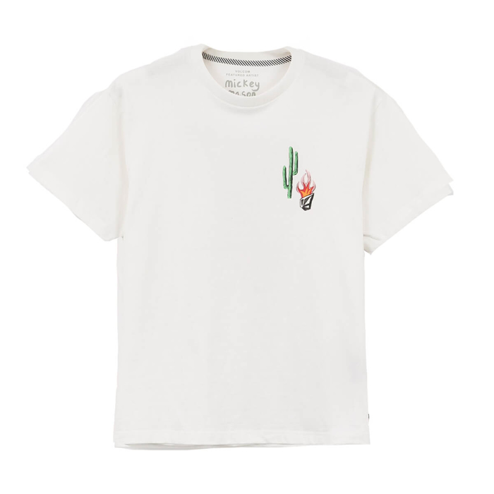 VOLCOM FA MICKEY MASON T-SHIRT WHITE M