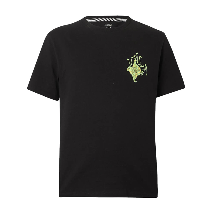 VOLCOM FISHYSTAR T-SHIRT BLACK XL