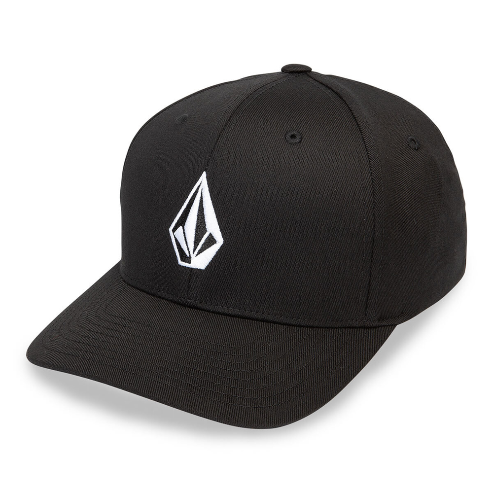 VOLCOM FULL STONE FLEXFIT HAT BLACK L/XL