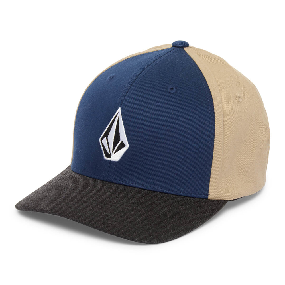 VOLCOM FULL STONE HTHR FLEXFIT HAT DUST BOWL INDIGO L/XL