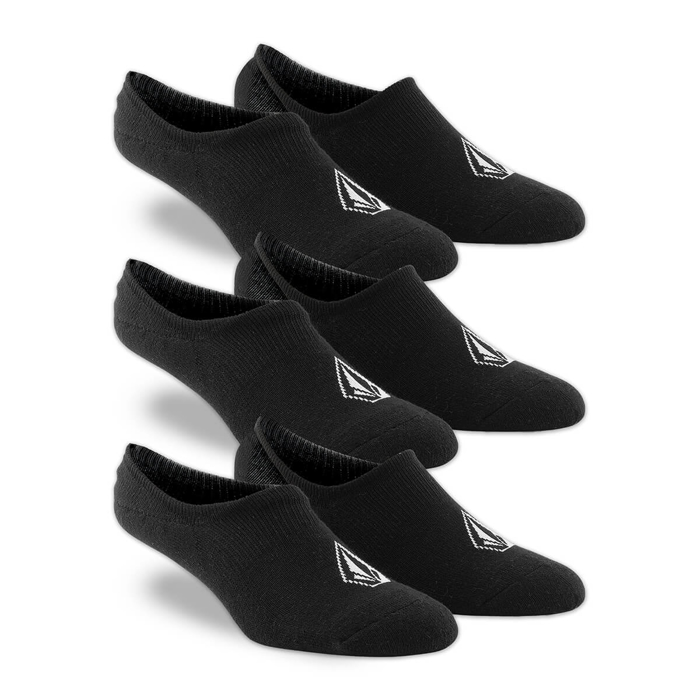 VOLCOM STONES NSHW SOCK 3PK BLACK UNI