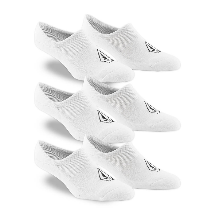 VOLCOM STONES NSHW SOCK 3PK WHITE UNI