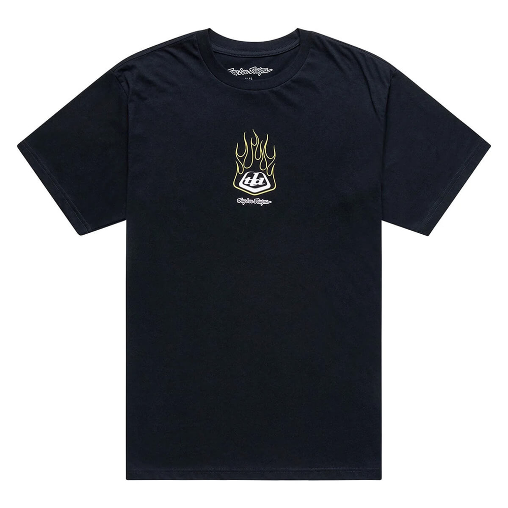 TROY LEE DESIGNS FLAME2 T-SHIRT FLAME2 BLACK XL