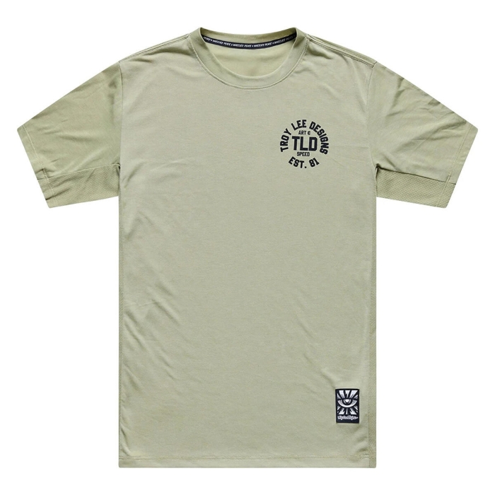 TROY LEE DESIGNS SKYLINE RIDE SHORT SLEEVE TEE STAMPS SAGE S