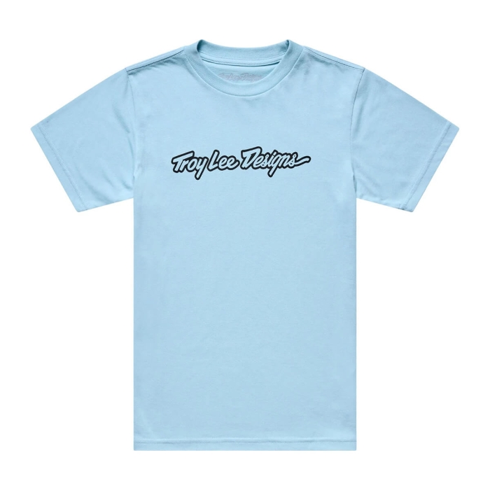 TROY LEE DESIGNS SIGNATURE T-SHIRT SIGNATURE DAWN BLUE L