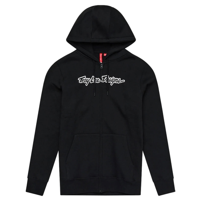 TROY LEE DESIGNS SIGNATURE ZIP UP HOODIE SIGNATURE BLACK XL
