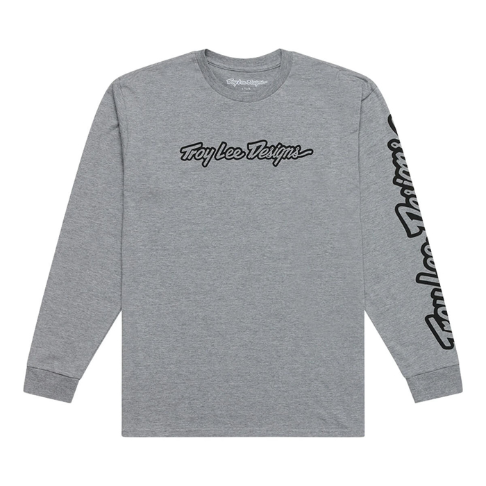 TROY LEE DESIGNS SIGNATURE LONG SLEEVE SIGNATURE GRAY HEATHER M
