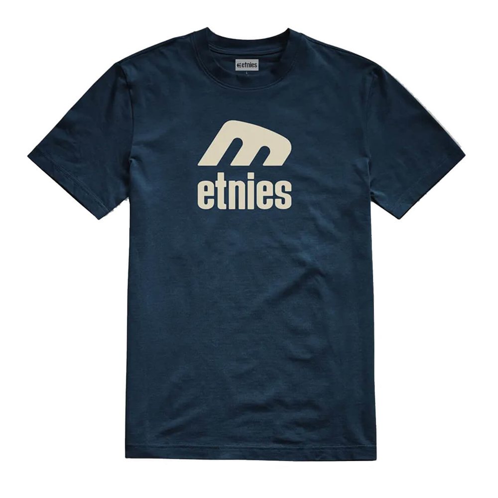 ETNIES ICON E T-SHIRT NAVY/GREY M
