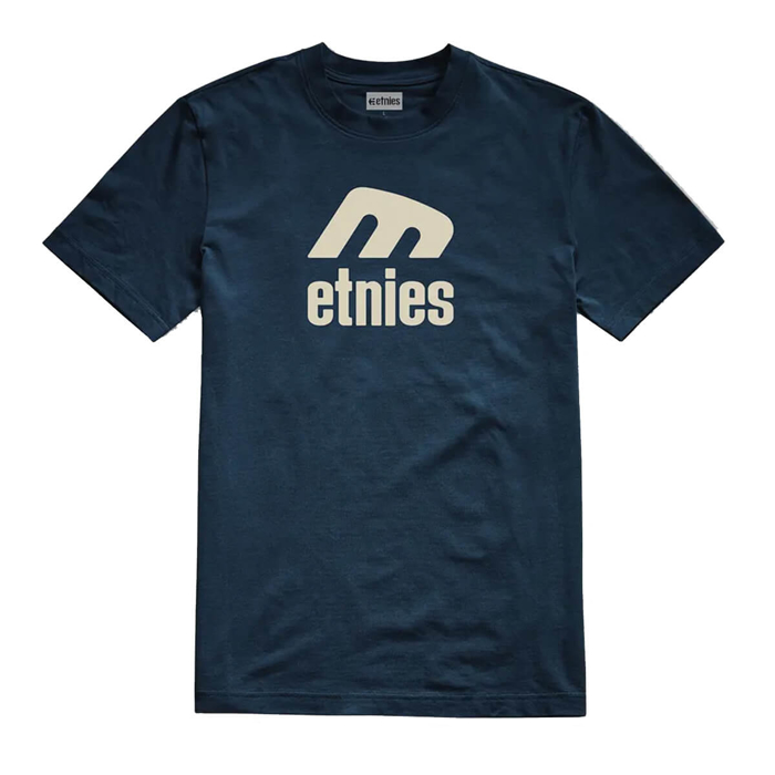 ETNIES ICON E T-SHIRT NAVY/GREY M
