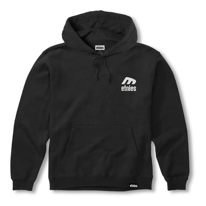 ETNIES ICON E HOODIE BLACK/WHITE M
