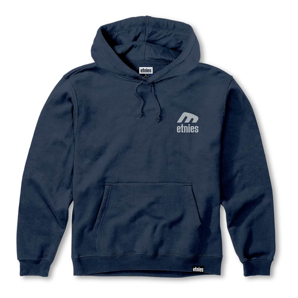 ETNIES ICON E HOODIE NAVY/GREY XL