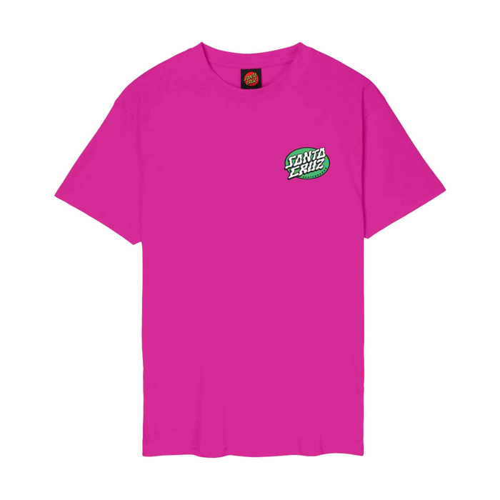 SANTA CRUZ VERTIGO DOT T-SHIRT ELECTRIC PINK S