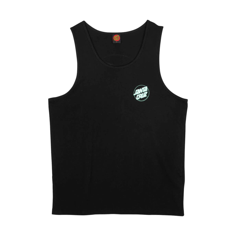 SANTA CRUZ PARTIAL DOT VEST BLACK/MINT S