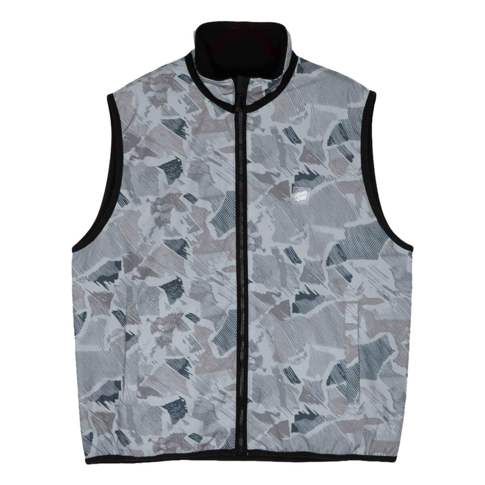 SANTA CRUZ CACHE REVERSIBLE VEST WOODCUT CAMO/BLACK M