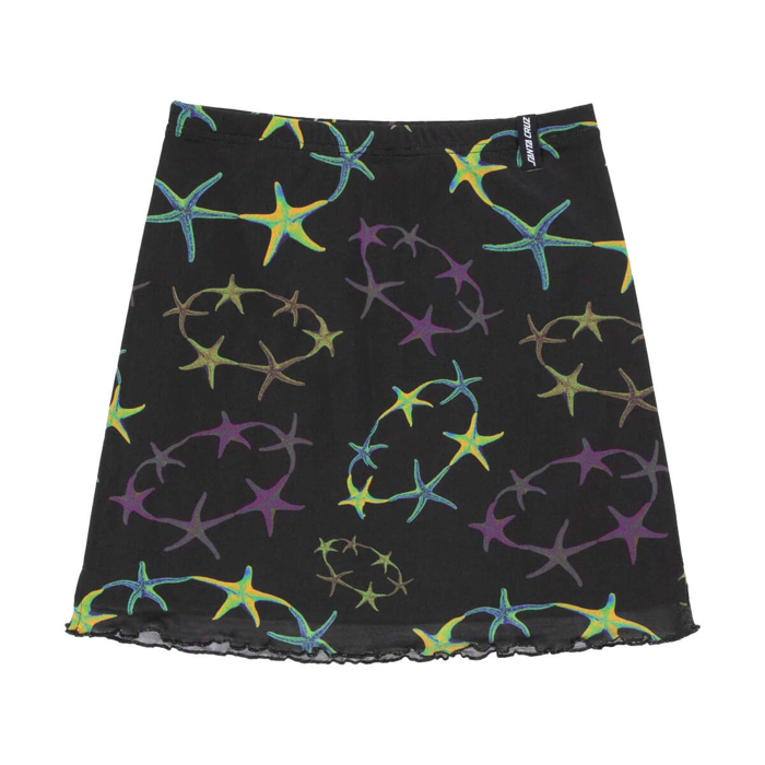 SANTA CRUZ STRIP DIGI MESH MINI SKIRT STARFISH REPEAT 6