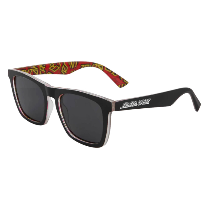 SANTA CRUZ CRUZ SUNGLASSES BLACK/BLACK UNI