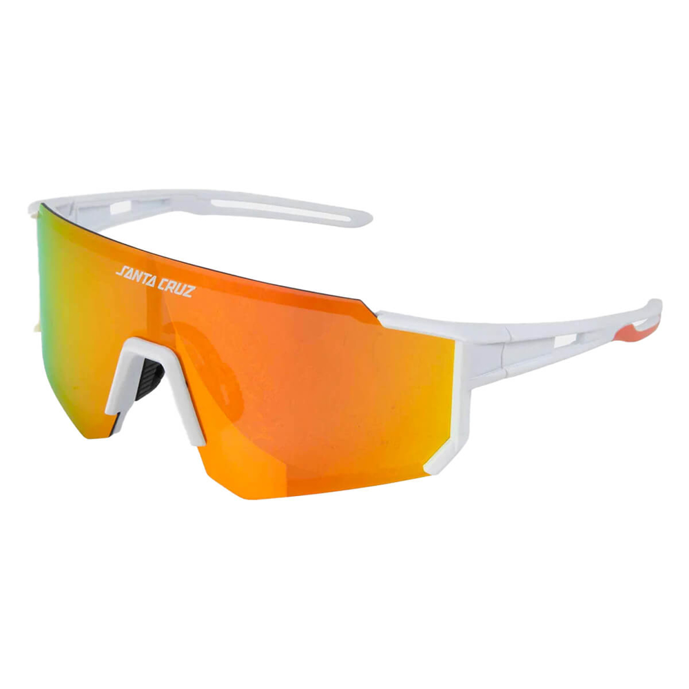 SANTA CRUZ STRIP RACER SUNGLASSES WHITE ORANGE/RED UNI