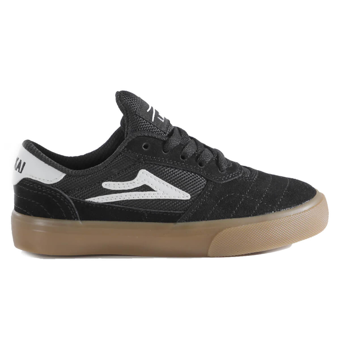 LAKAI CAMBRIDGE KIDS BLACK/GUM SUEDE 30,5