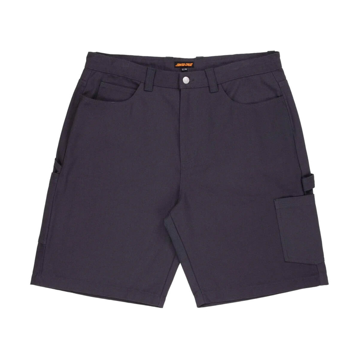 SANTA CRUZ CARPENTER BIG SHORTS WASHED BLACK CANVAS 32