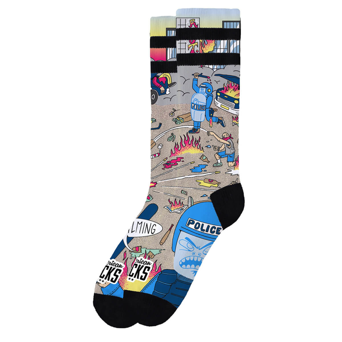 AMERICAN SOCKS MAYHEM MID HIGH MULTI L/XL