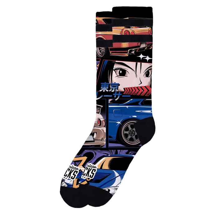 AMERICAN SOCKS TOKYO DRIFT MID HIGH MULTI S/M