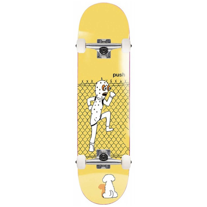 PUSH SKATEBOARDING SPOT CHECK FP 8.25" COMPLETE YELLOW 8.25"