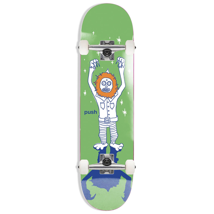 PUSH SKATEBOARDING FROSTY SKETCH FP 6.75" COMPLETE GREEN 6.75"
