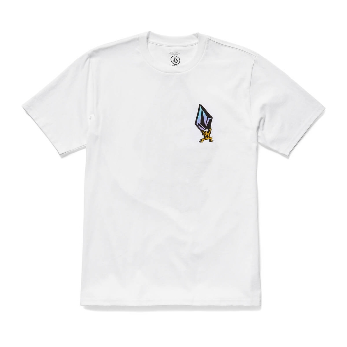 VOLCOM STAR SHIELDS EXP T-SHIRT WHITE XS
