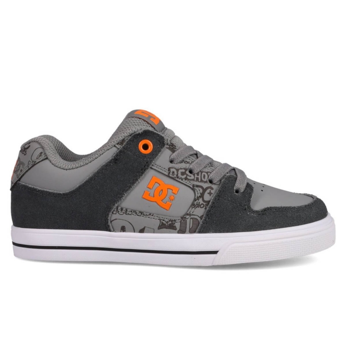 DC PURE ELASTIC DARK GREY/GREY/ORANGE 32