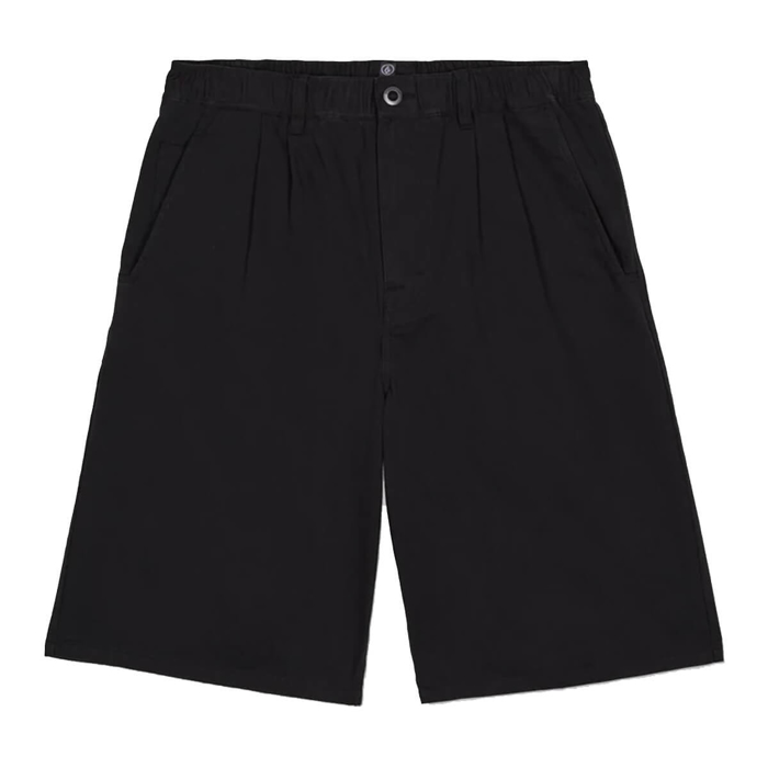 VOLCOM CHILLOW PLEAT EW CHINO SHORT 24" BLACK L