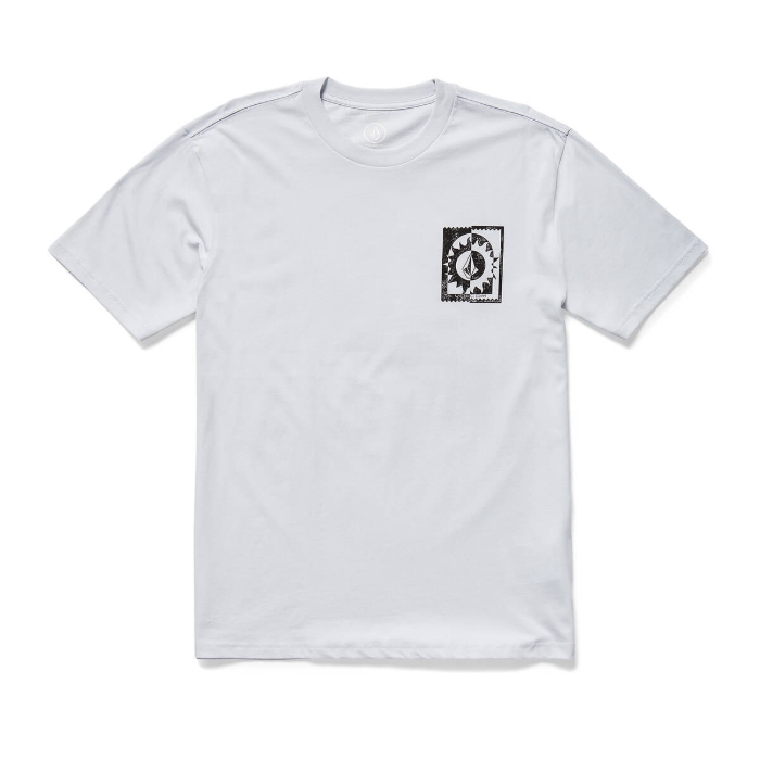 VOLCOM BURNER T-SHIRT LIGHT BLUE ACID L